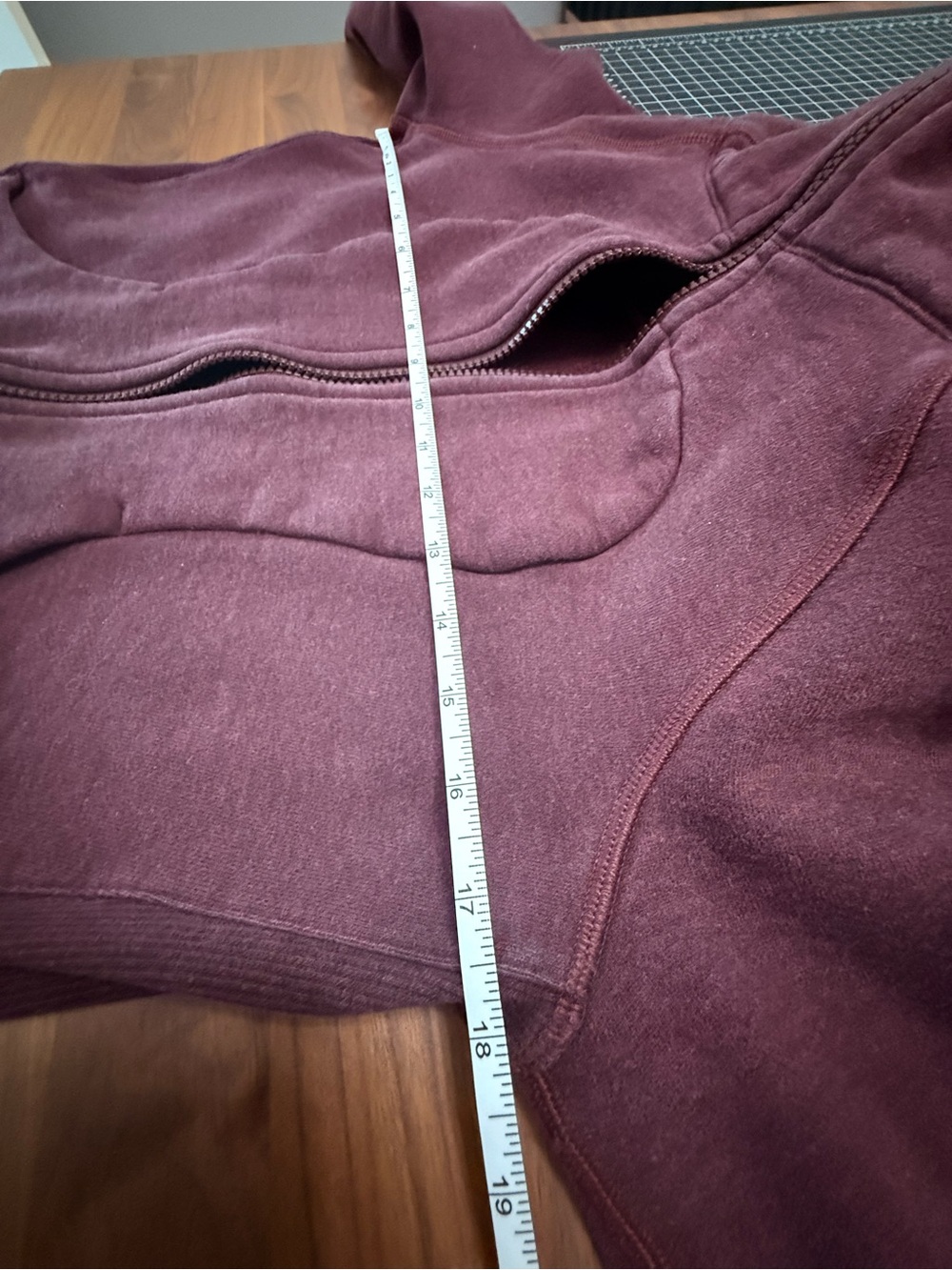 lululemon athletica Plum Scuba Zip Up Hoodie - Picture 12 of 13